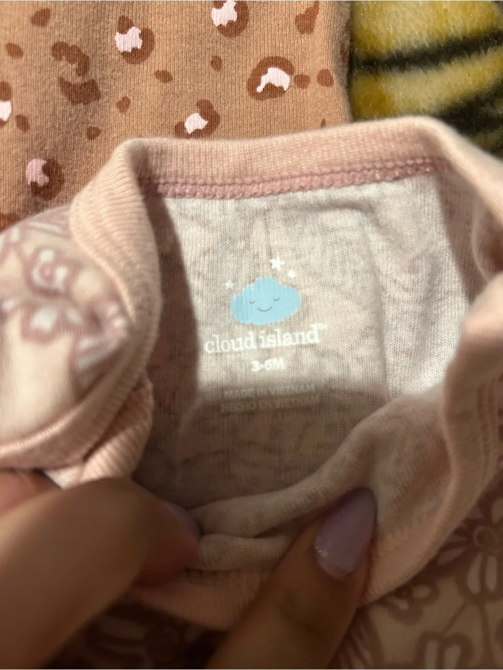 Mixed Pastel Floral & Solid Baby One-Piece Set - Unbranded